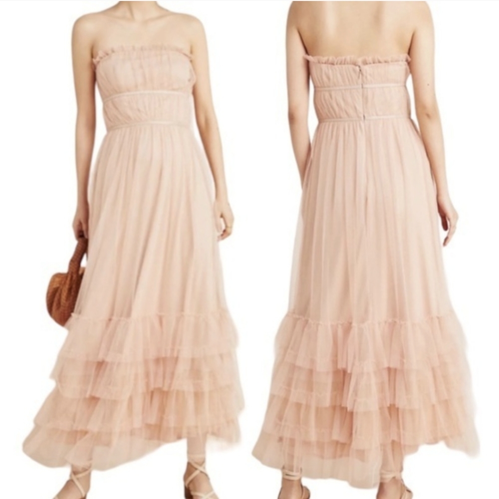 Eva Franco Anthropology Tulle Dress